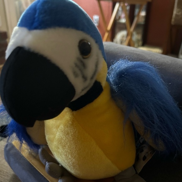 Fiesta WWF Adoption Macaw Bird Blue Stuffed Animal - Picture 2 of 12